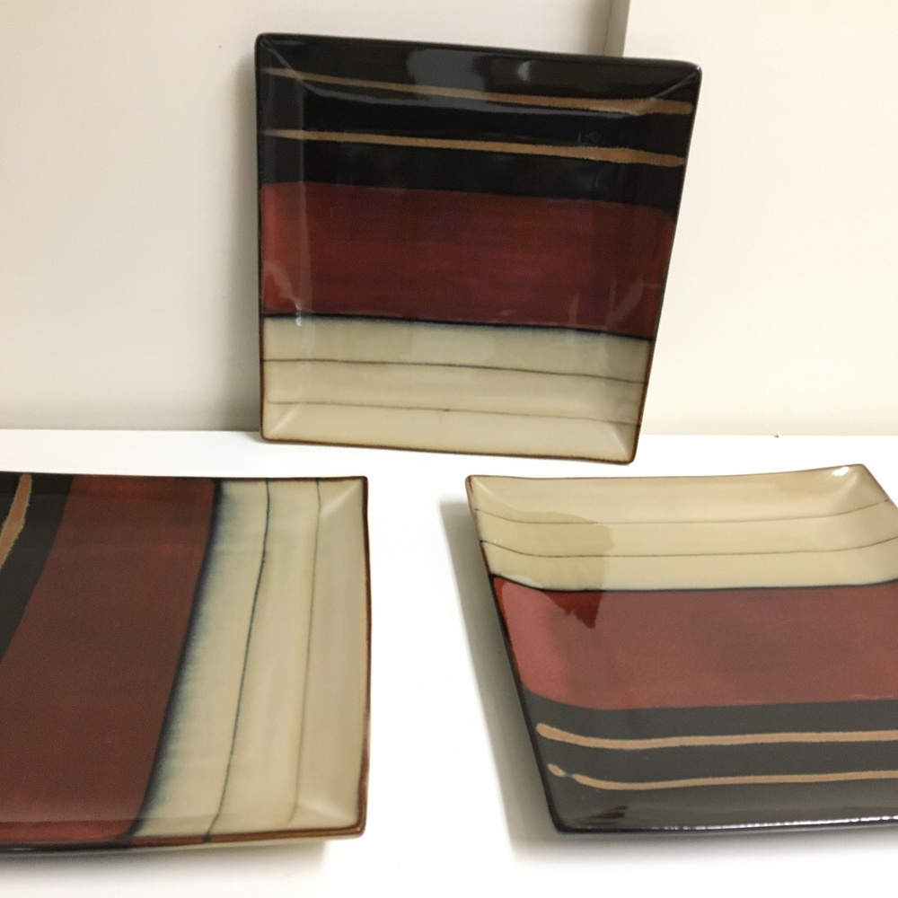 Pier 1 Mosaic dining plates-set of 3